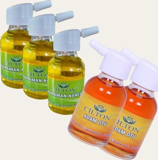 Cilton 3 Adet Adıyaman Nanesi 2 Adet Adam Otu Yağı 20 Ml - Image 1