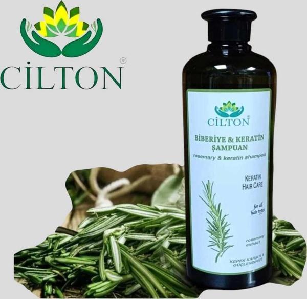 Cilton Biberiye & Keratin Şampuan Rosemary & Keratın Shampoo 750 Ml - Image 1