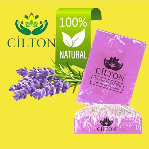 Cilton Doğal Kabak Lifli Lavanta Sabunu 120Ml - Image 1