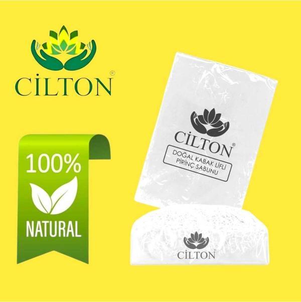 Cilton Doğal Kabak Lifli Pirinç Sabunu 120 Ml - Image 1