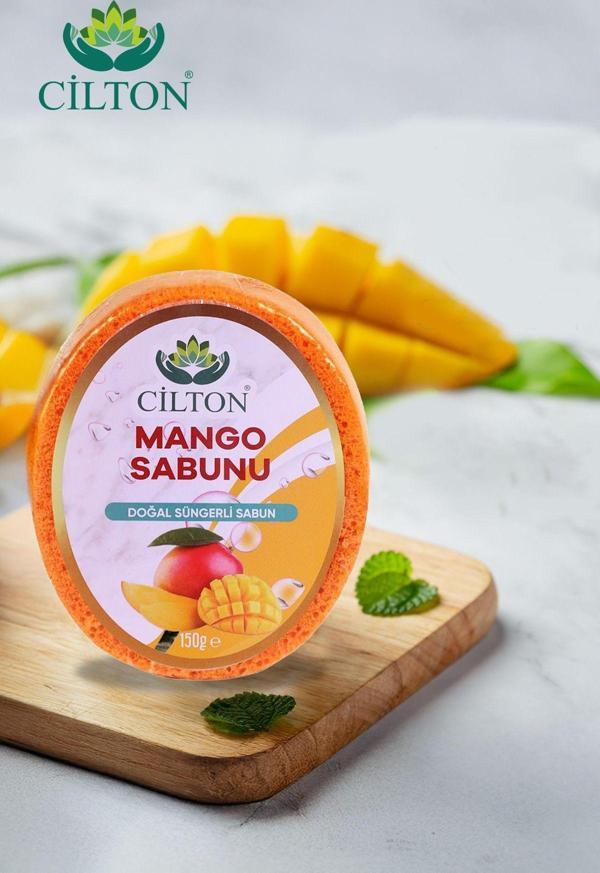 Cilton Mango Sabunu Doğal Süngerli Sabun 150 Ml - Image 1