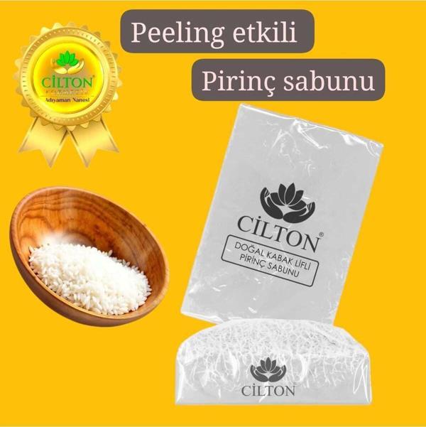 Cilton Pirinç Sabunu Doğal Süngerli Sabun 150 Ml - Image 1