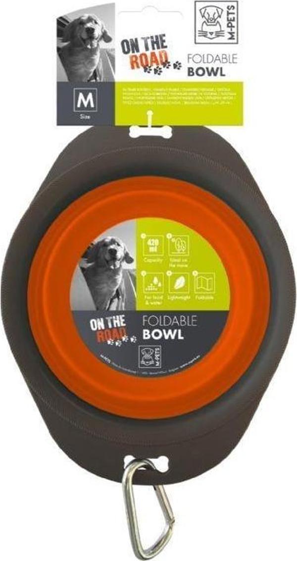 M-Pets On The Road Katlanabilen Mama Kabı (M) 750ml - Image 1