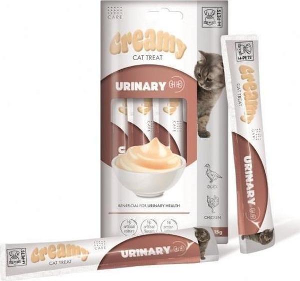 M-Pets Urinary Fonksiyonel Creamy Kedi Ödülü 4X15 gr - Image 1