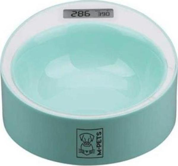 M-Pets Yumi Smart Digital Tartılı Mama Kabı Yeşil - Image 1