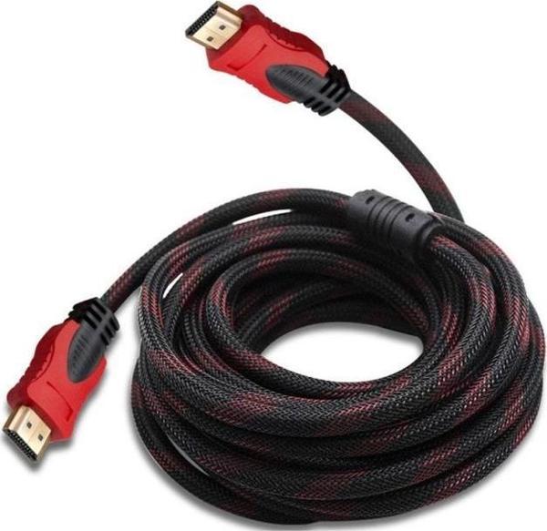 3 METRE ÖRGÜLÜ 1080P HDMI KABLO TV BİLGİSAYAR UYDU PROJEKSİYON FULL HD GÖRÜNTÜ SES AKTARMA KABLOSU - Image 1