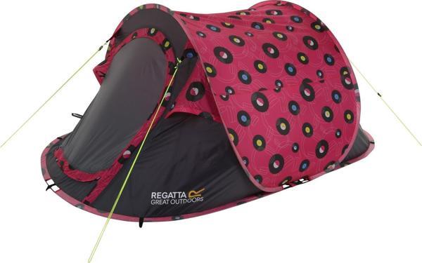 Regatta Malawi 2 Kişilik Pop-Up Çadır-PEMBE - Image 1