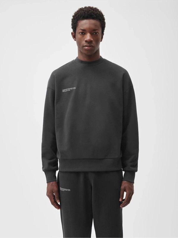 The Champ Clothing Füme Unisex Bisiklet Yaka Nature Concept Baskılı Oversize Sweatshirt - Image 1