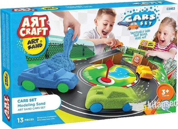 Dede Arabalar Seti Kinetik Oyun Kumu - Image 1