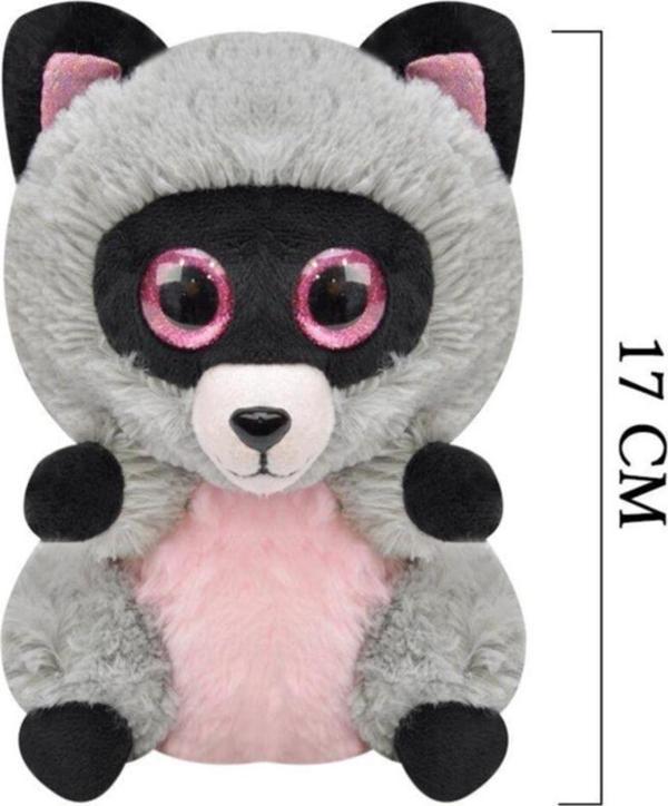 Selay Toys Peluş Rakun Oyuncak 17 Cm 3367 - Image 1