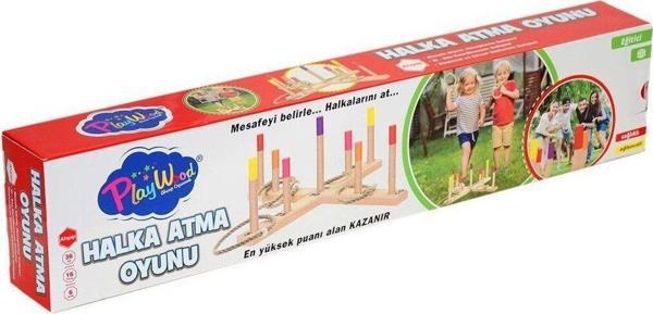 Onyıl Hediyelik 352-Ony Kutuda Ahşap Halka Atma Oyunu - Image 1