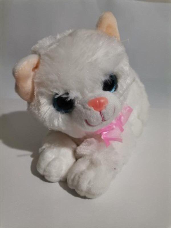 Selay Oyuncak Pelüş Miyavlayan Kedi Papyonlu Boyu 30 Cm - Image 1