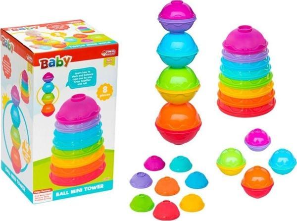 Dede Renkli Toplu Mini Kule - Image 1