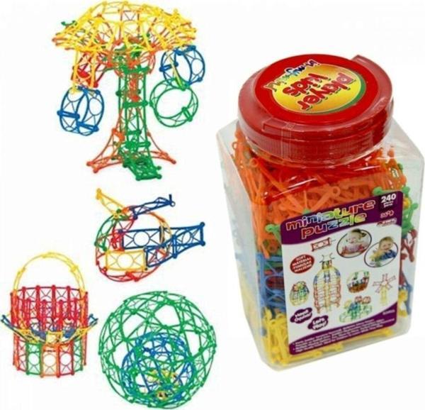 Sunman Dede Miniature Puzzle 240 Parça Kavanoz - Image 1