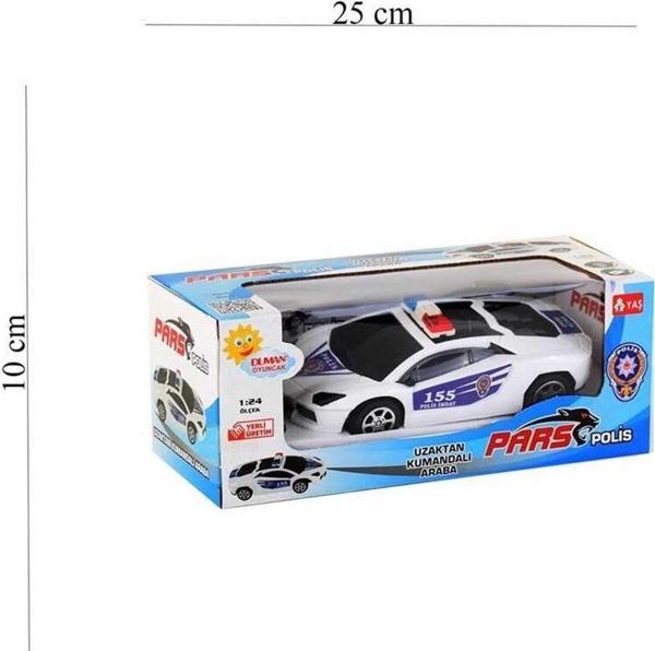 Duman Oyuncak Dmn2019P Duman Oyuncak Uzaktan Kumandalı 2 Fonksiyonlu Polis Arabası Pars - Image 1