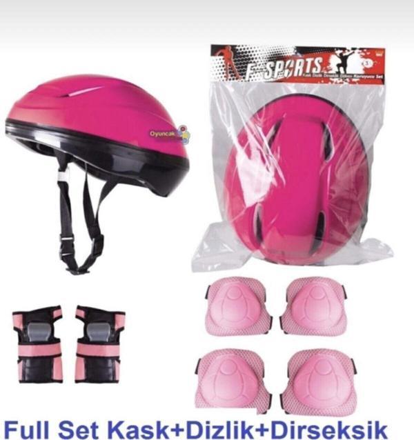 Toprockstore Çocuk Kask Dizlik Dirseklik Koruyucu Set 7 Parça - Image 1