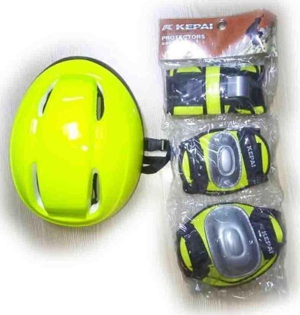 Toprockstore Çocuk Kask Dizlik Dirseklik Koruyucu Set 7 Parça - Image 1