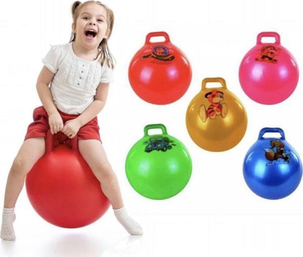 Toprockstore Çocuk Plates Zıp Zıp Kanguru Zıplama Topu Pompa - Image 1