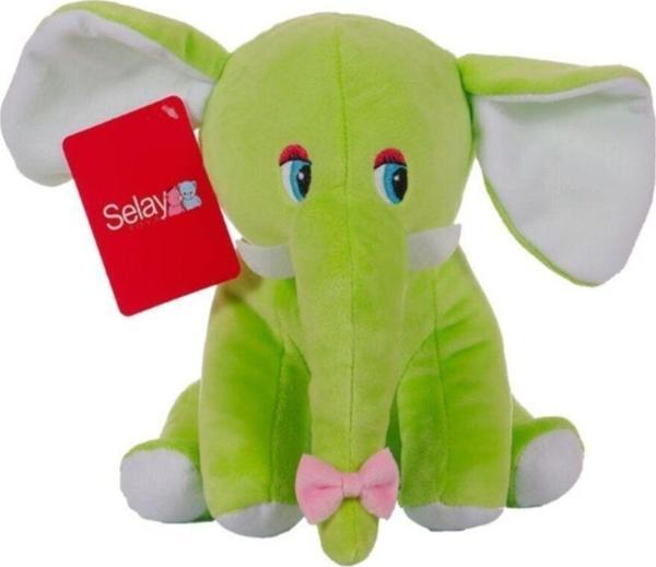 Selay Oyuncak Yeşil Fil 25 Cm - Image 1