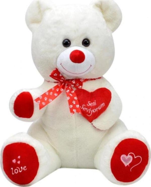 Selay Oyuncak Yumoş Ayı 47 Cm Ekru 1030 - Image 1