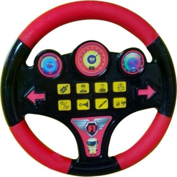 Erdem Oyuncak Direksiyon Türkçe Sesli Müzikli Eğitici Yarışçı Didi Direksiyon Kırmızı Dts001 - Image 1
