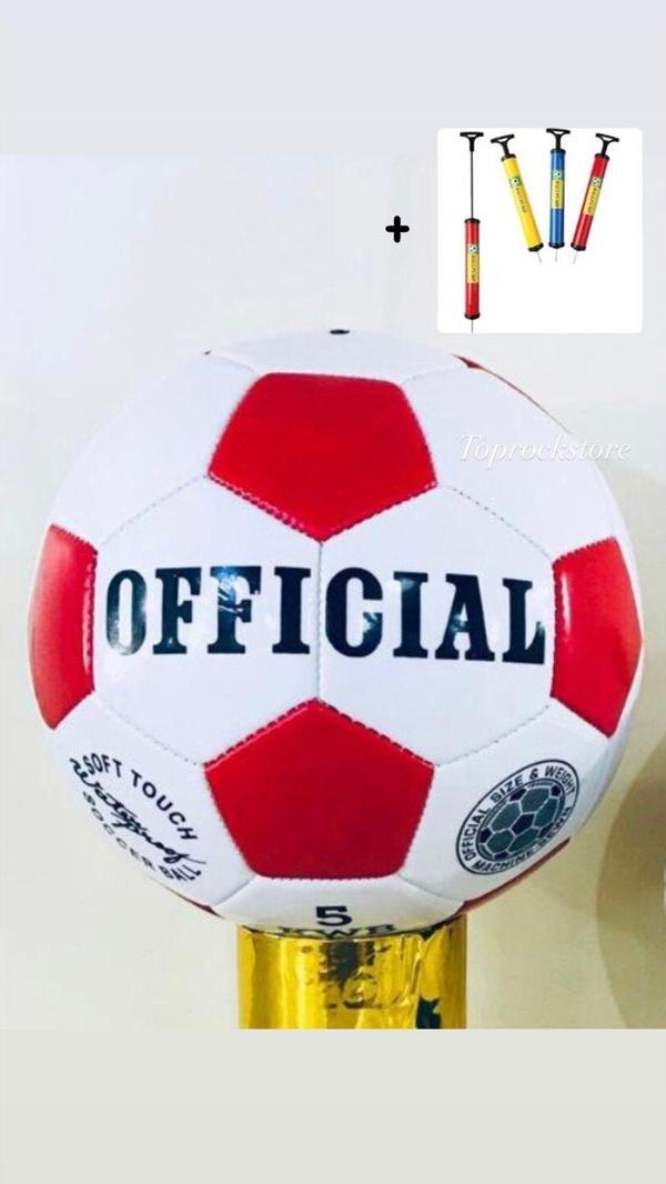 Toprockstore Dikişli Futbol Topu A Kalite Şişirme Pompası Hediyeli - Image 1