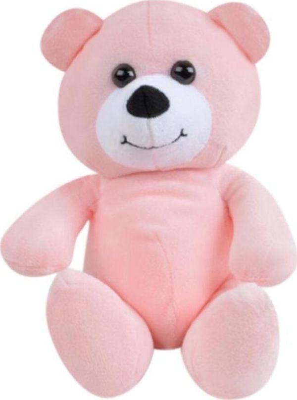 Selay Toys Peluş Ayı Oyuncak 15 Cm Pembe - Image 1