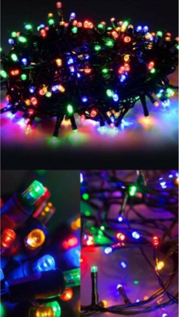 Toprockstore Fişli Led Rengarenk Yılbaşı Çam Ağacı Işığı 10 M Led - Image 1
