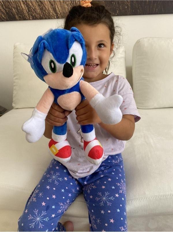 Toprockstore Peluş Ithal Sonic Yeni Model Sonıc 40 Cm - Image 1