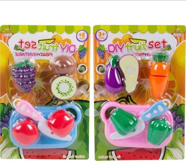 Toprockstore Kesilebilen Meyve Ve Sebzeler 16 Parça - Image 1