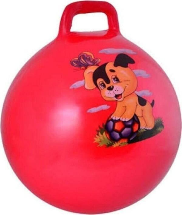Toprockstore Kırmızı Pilates Zıp Zıp Topu 45 Cm Pompa Hediyeli - Image 1
