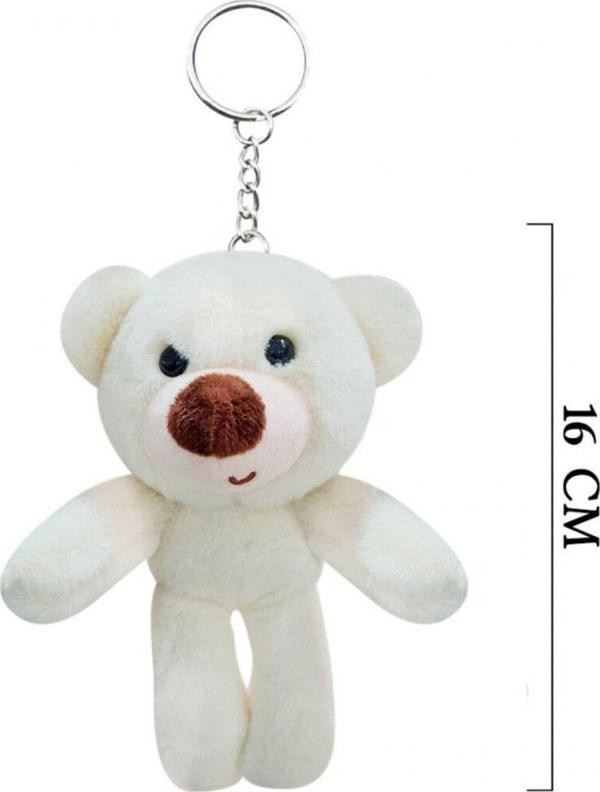 Toprockstore Sevimli Ayıcıklı Peluş Anahtarlık 16 Cm - Image 1