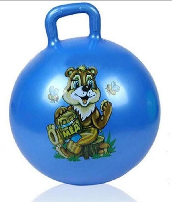 Toprockstore Mavi Pilates Zıp Zıp Topu 45 Cm Pompa Hediyeli - Image 1