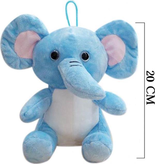 Toprockstore Sevimli Fil Peluş Uyku Arkadaşı Hediyelik Peluş Oyuncak - Image 1