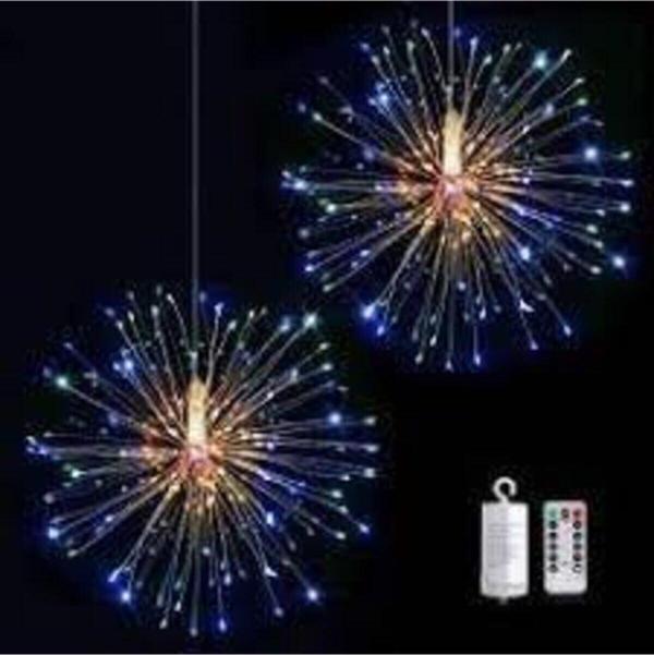 Toprockstore Renkli Rgb Led Pilli Kumandalı 8 Mod 30Cm - Image 1