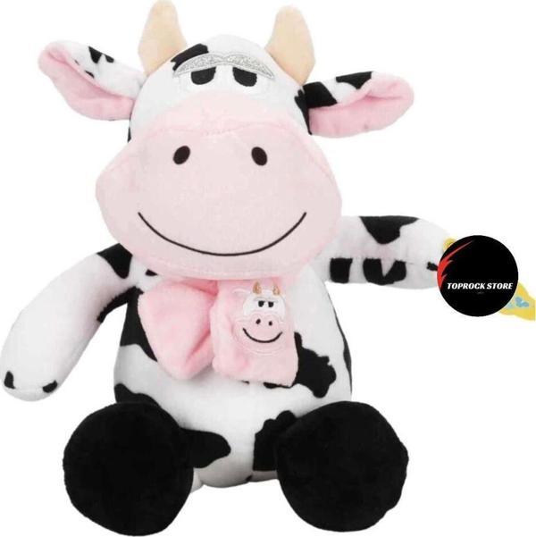 Toprockstore Sevimli İnek Peluş Oyuncak Hediyelik Uyku Arkadaşı 25 Cm - Image 1