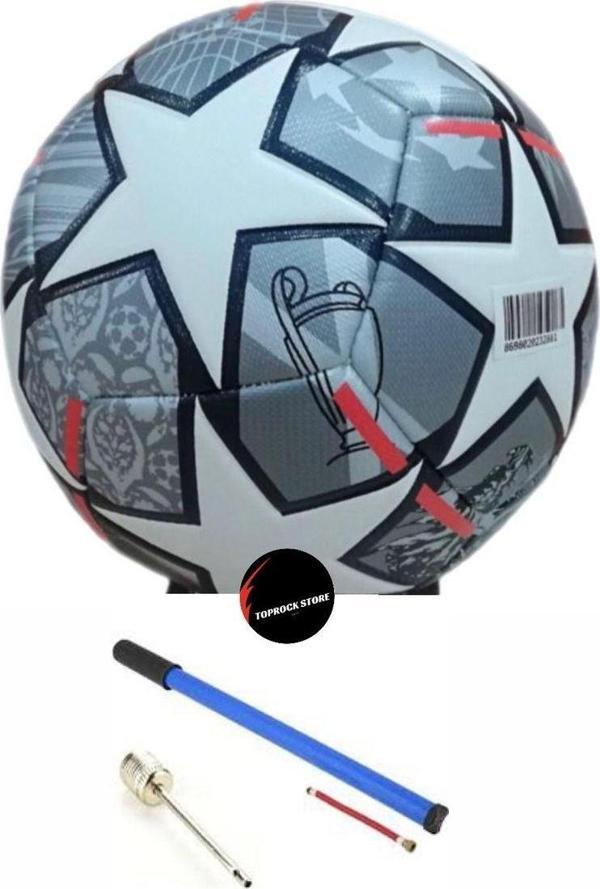 Toprockstore Şampiyonlar Ligi Futbol Topu Profesyonel Tasarım 5 Numara Tüm Sahalara Uygun 410Gr Maç Topu - Image 1