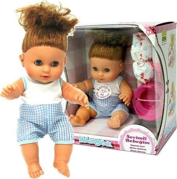 Toprockstore Türkçe Konuşan Altını Islatan Melis Bebek 38 Cm - Image 1