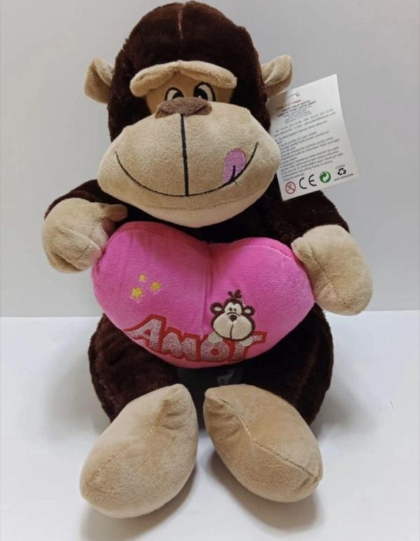 Toprockstore Sevimli Maymun Peluş Büyük Boy 40 - Image 1