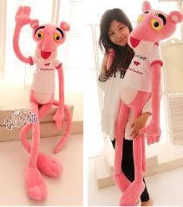 Toprockstore Uyku Arkadaşım Pembe Panter Peluş 100 Cm - Image 1