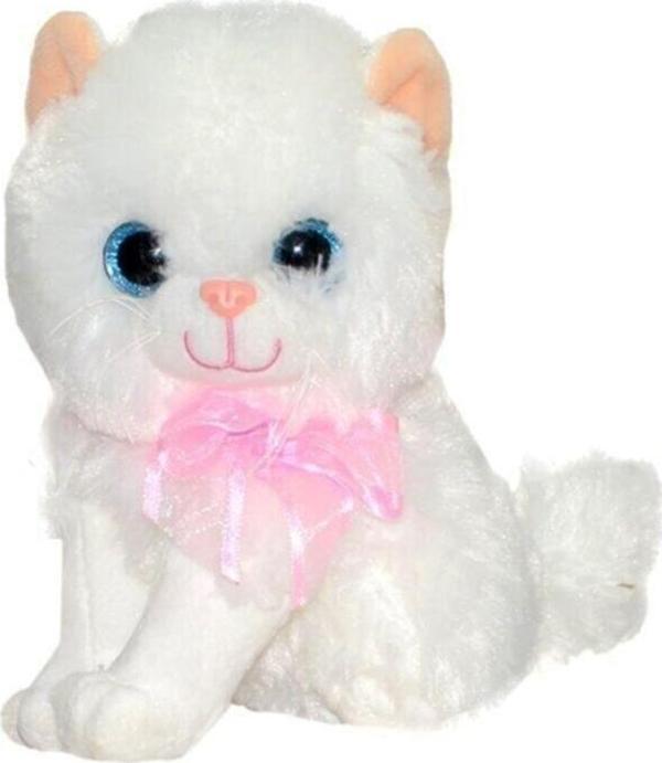 Toprockstore Sesli Kedi Miyavlayan Peluş 30 Cm - Image 1