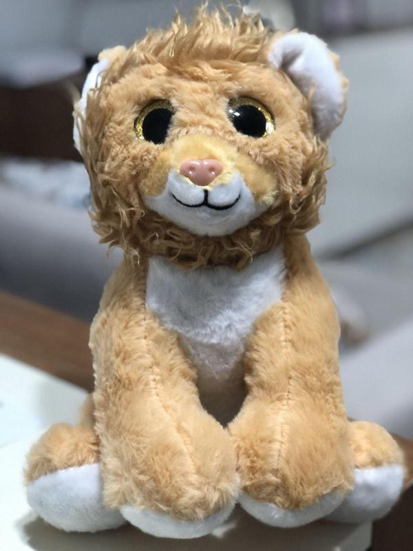 Toprockstore Sevimli Aslan Peluş Oyuncak Uyku Arkadaşı Büyük Boy 35 Cm - Image 1