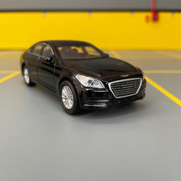 Welly Hyundai Genesis G80 1/36 Ölçek *C&C Model Garage* Çek Bırak Diecast Metal Model Oyuncak Araba - Image 1