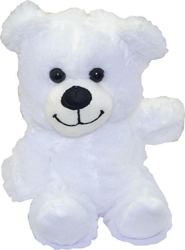 Toprockstore Sevimli Ayıcık Peluş Oyuncak 20 Cm Beyaz - Image 1