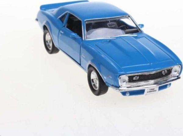 Welly Nex 1968 Chevrolet Camaro Z28 1:36 Model Araba - Mavi - Image 1