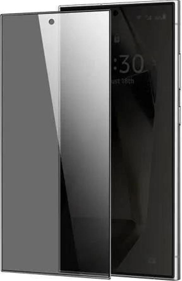 Samsung Galaxy S25 Ultra (6.9) Uyumlu Hayalet Kırılmaz Cam Tam Kaplayan Ekran Koruyucu - Image 1