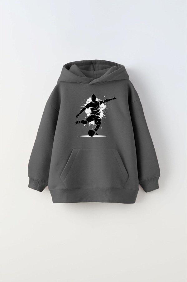 The Champ Clothing Basketter Baskı Çocuk Sweatshirt - Image 1