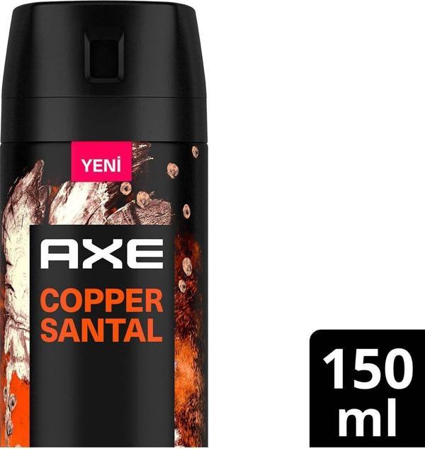 Axe Premium Collection Erkek Sprey Deodorant Copper Santal 72 Saat Ferahlık 150 Ml - Image 1