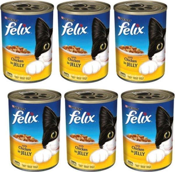 Felıx Tavuklu Konserve Yetişkin Kedi Maması 6 X 400 Gr - Image 1