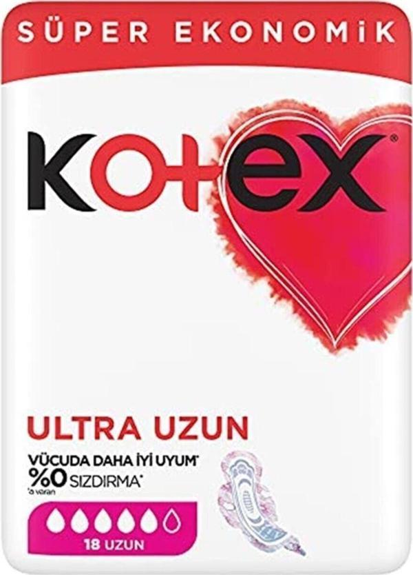 Kotex Ultra Quadro Super 18Li Ped - Image 1
